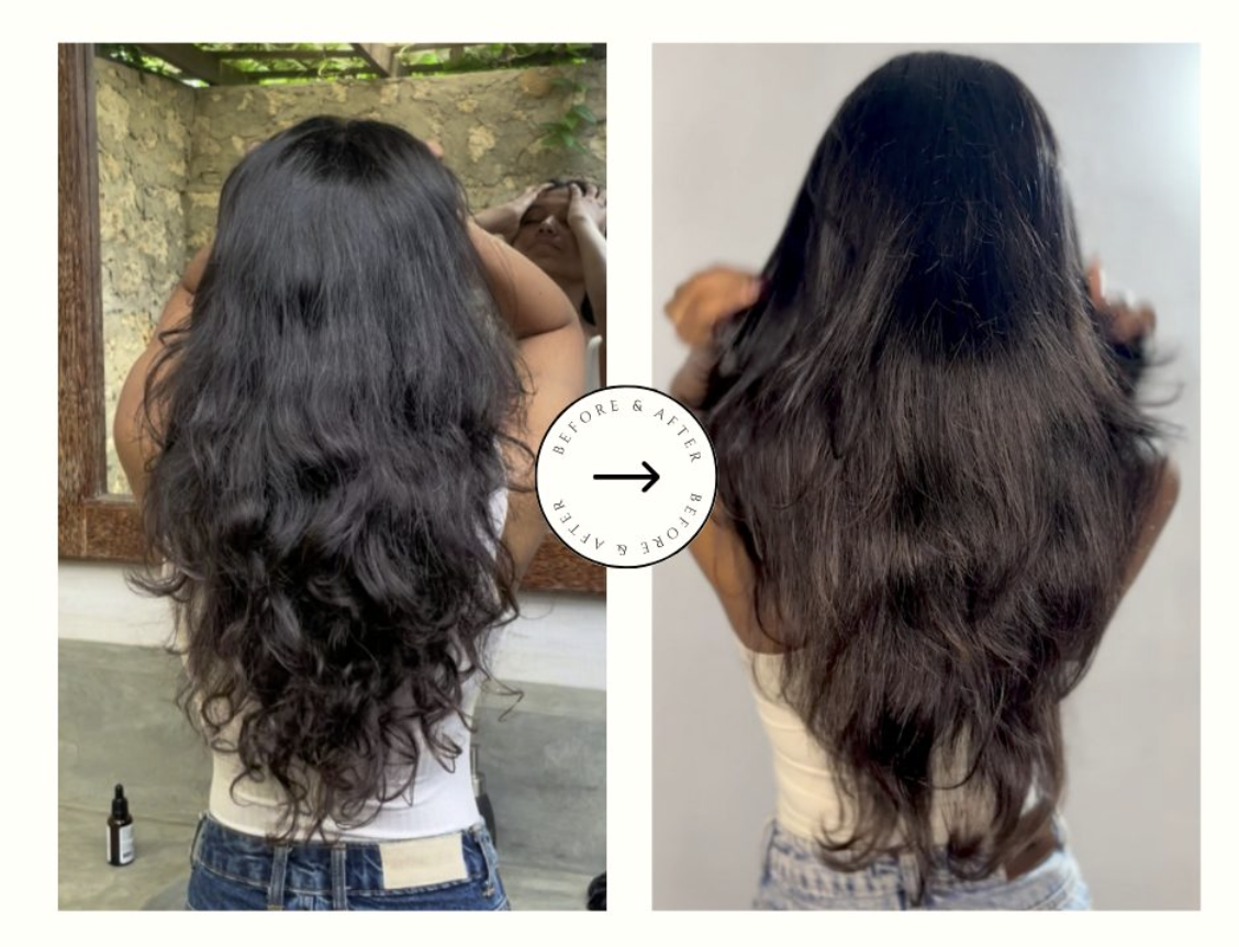 Before and after using Cliárá for 90 days